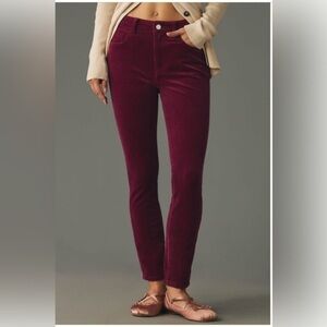 NWT  Anthropologie Pilcro Skinny Corduroy High-Rise Jeans Size 25